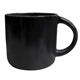 a black luxluster 13.5 fl oz mug