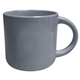 a grey (pms 422 c) luxluster 13.5 fl oz mug