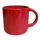 a red (pms 200 c) luxluster 13.5 fl oz mug