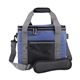 aerial view a navy blue-black (pms 646 c) 24 can glacier peak xl cooler bag, image 1 of 5