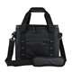 aerial view a black 24 can glacier peak xl cooler bag, image 1 of 4