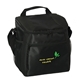 aerial view a black almada cooler bag, image 1 of 2