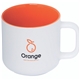 aerial view a orange bowery 400 ml. (13.5 fl. oz) stoneware mug, image 1 of 3