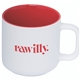 aerial view a red bowery 400 ml. (13.5 fl. oz) stoneware mug, image 1 of 2