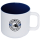 aerial view a royal blue bowery 400 ml. (13.5 fl. oz) stoneware mug, image 1 of 2