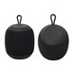 aerial view a black boomberri wireless speaker, image 1 of 3