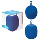 aerial view a royal blue boomberri wireless speaker, image 1 of 3