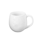 aerial view a white kootenay speckled 520 ml. (17.6 fl. oz) new bone china mug, image 1 of 2