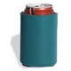 aerial view a green-hunter folding foam can cooler sleeve, image 1 of 4