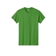 aerial view a electric green gildan(r) adult heavy cotton(tm) t - shirt, image 1 of 5