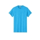 aerial view a heather sapphire gildan(r) adult heavy cotton(tm) t - shirt, image 1 of 2