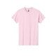 aerial view a light pink gildan(r) adult heavy cotton(tm) t - shirt, image 1 of 5