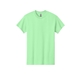 aerial view a mint green gildan(r) adult heavy cotton(tm) t - shirt, image 1 of 5