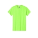 aerial view a neon green gildan(r) adult heavy cotton(tm) t - shirt, image 1 of 5