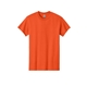 aerial view a orange gildan(r) adult heavy cotton(tm) t - shirt, image 1 of 5