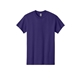 aerial view a purple gildan(r) adult heavy cotton(tm) t - shirt, image 1 of 5