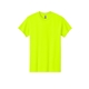 aerial view a safety green gildan(r) adult heavy cotton(tm) t - shirt, image 1 of 5