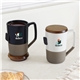 a group of valencia 16 fl. oz ceramic mug with lid