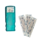 aerial view a translucent aqua evans primary care(tm) bandage dispenser, image 1 of 2