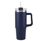 aerial view a navy glacier peak biggie 30 fl oz tumbler, image 1 of 4