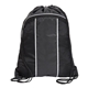 a all black surf drawstring backpack