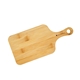 aerial view a brown syracuse bamboo cutting board, image 1 of 2
