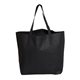 aerial view a black ah - ya oversize non woven tote, image 1 of 2