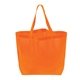 aerial view a orange ah - ya oversize non woven tote, image 1 of 2