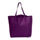 aerial view a purple ah - ya oversize non woven tote, image 1 of 2