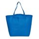 aerial view a royal blue ah - ya oversize non woven tote, image 1 of 2