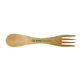 aerial view a brown nimoy bamboo spork, image 1 of 2