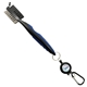 aerial view a royal blue-black fairway golf cleaning tool, image 1 of 2