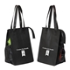 aerial view a black thornhill chill non woven insulated cooler bag, image 1 of 2