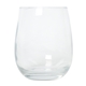 a clear rowbeck 550 ml. (18 fl. oz) stemless wine glass