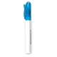 aerial view a translucent teal pocket sprayer hand sanitizer 0.33 oz, image 1 of 2