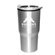 aerial view a silver 20oz streetwise insulated tumbler, image 1 of 2