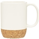 aerial view a ivory 13 oz beck ivory stoneware mug, image 1 of 5