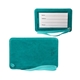 aerial view a teal leeman venezia luggage tag, image 1 of 2