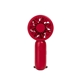 aerial view a red breezemate type - c mini fan, image 1 of 6
