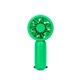 aerial view a green breezemate type - c mini fan, image 1 of 6