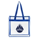 aerial view a royal pvc game day all access stadium tote - 12 x 12, image 1 of 3