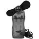 aerial view a black cool portable mini fan, image 1 of 2
