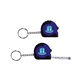 aerial view a blue mini grip 3.25 tape measure keychain domestic, image 1 of 2