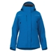 aerial view a olympic blue/black (431) womens yamaska waterproof 3- in -1 jacket with detachable hood, image 1 of 2