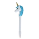aerial view a blue unicorn - shaped pen, image 1 of 2