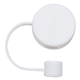aerial view a white flip n sip silicone straw cap for 40 oz tumblers, image 1 of 3