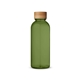 aerial view a olive econscious 22 oz hydration bottle with bamboo lid, image 1 of 4