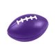 aerial view a purple custom mini footballs, image 1 of 2