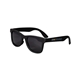 aerial view a black youth single - tone matte sunglasses, image 1 of 2