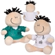 a group of 7 doctor or nurse moptoppers(r) plush